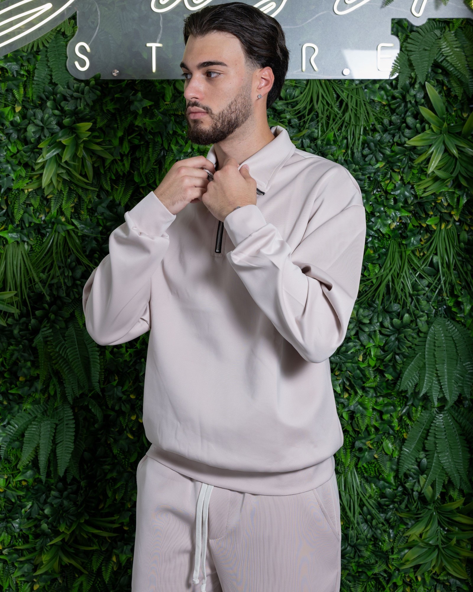 Coordinato mezza zip