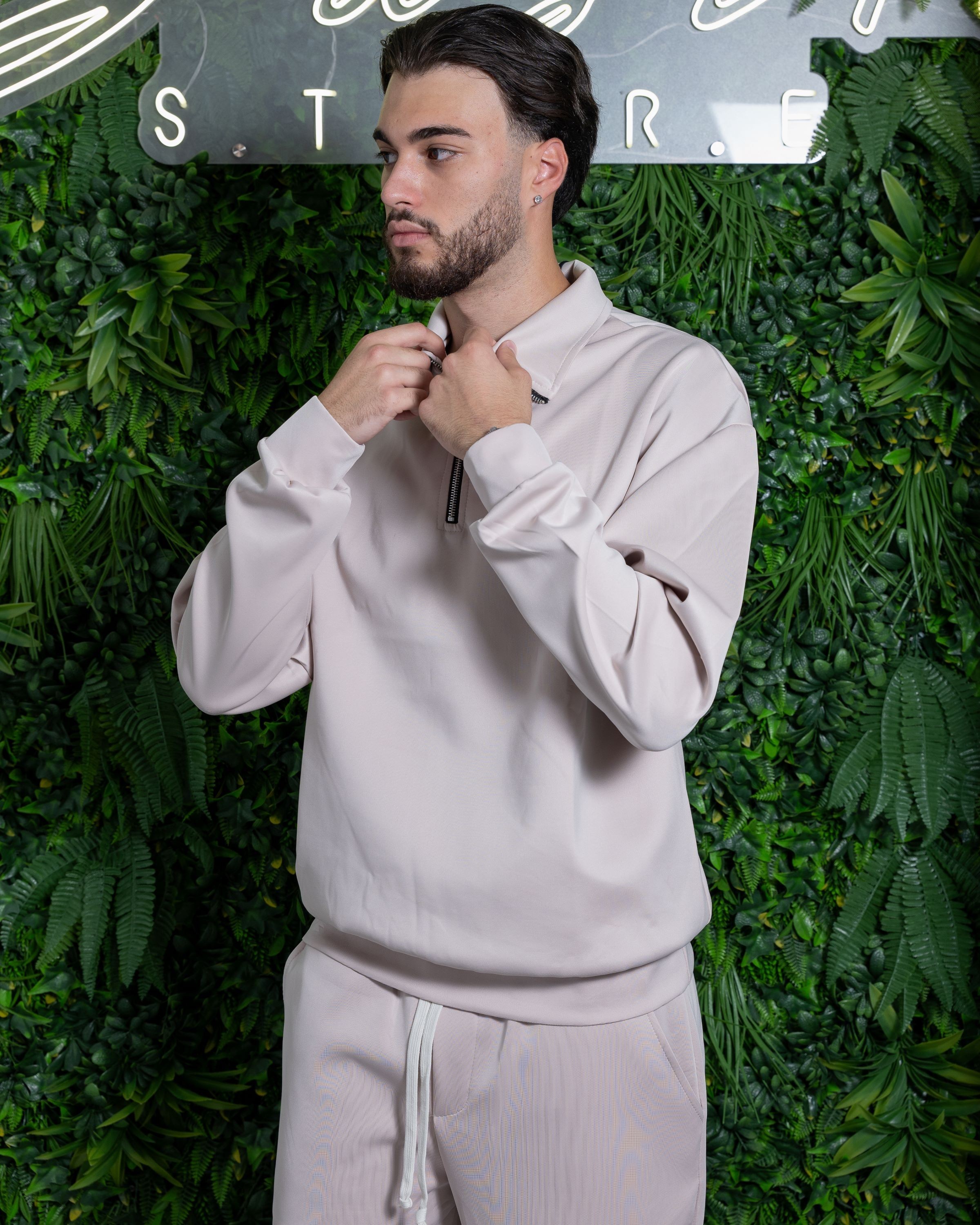 Coordinato mezza zip