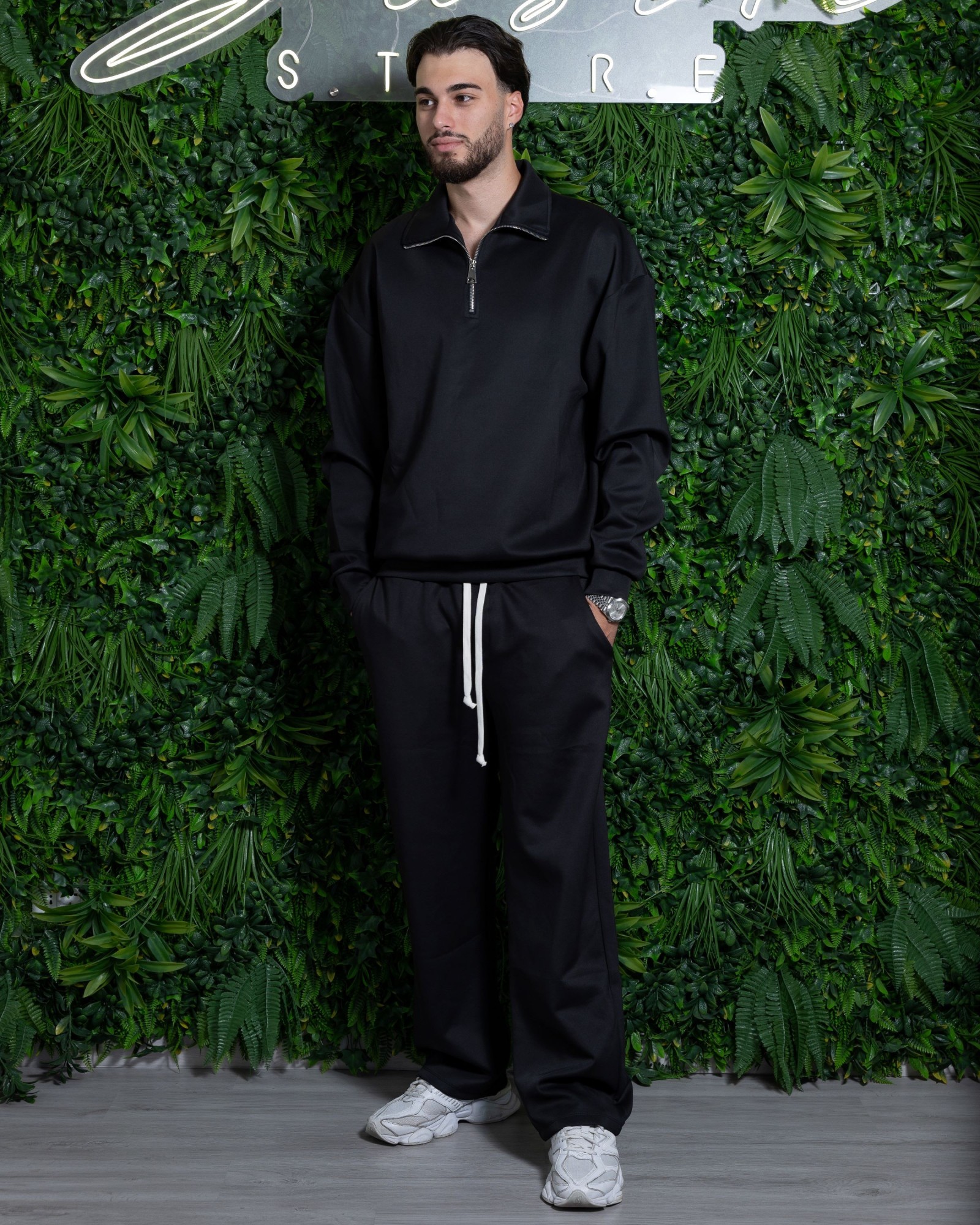 Coordinato mezza zip 1