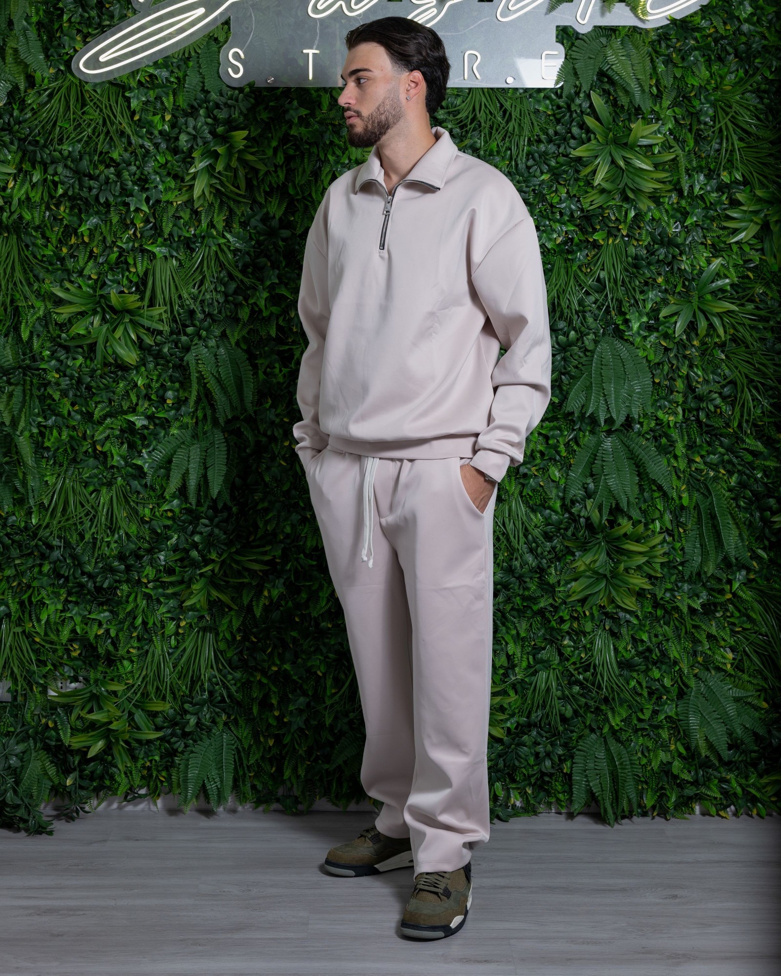 Coordinato mezza zip