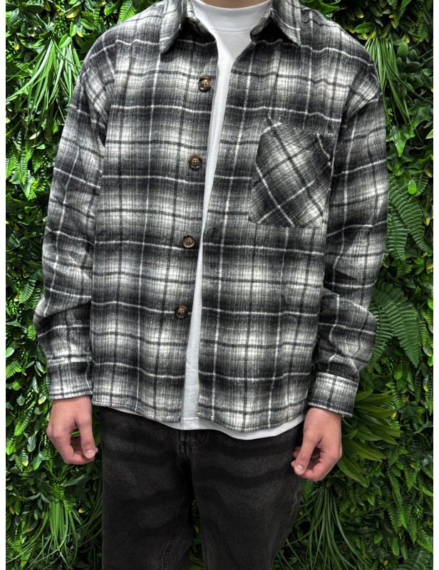 Camicia crop a quadri