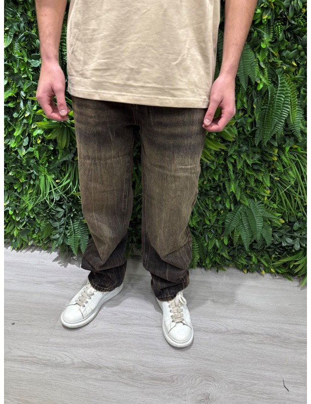 Jeans marmorized brown