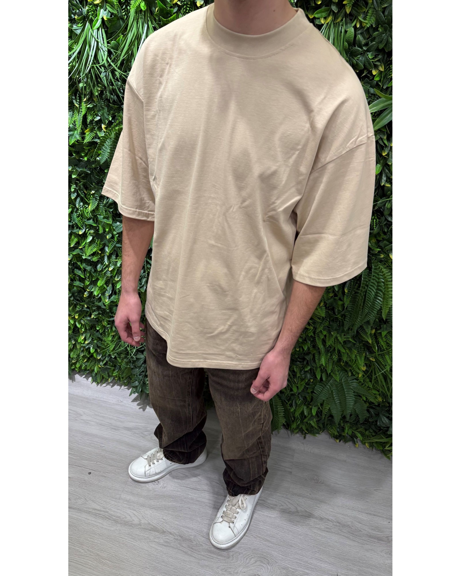 Jeans marmorized brown