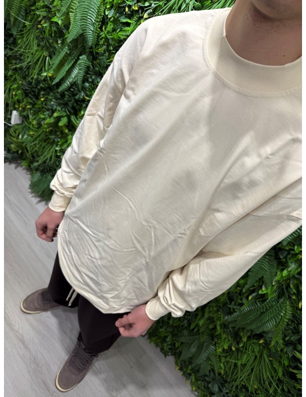T-shirt longsleeve crema
