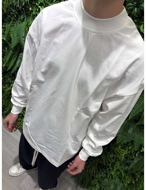 T-shirt longsleeve bianca