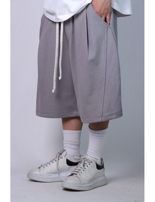 Pantaloncino tuta over grigio