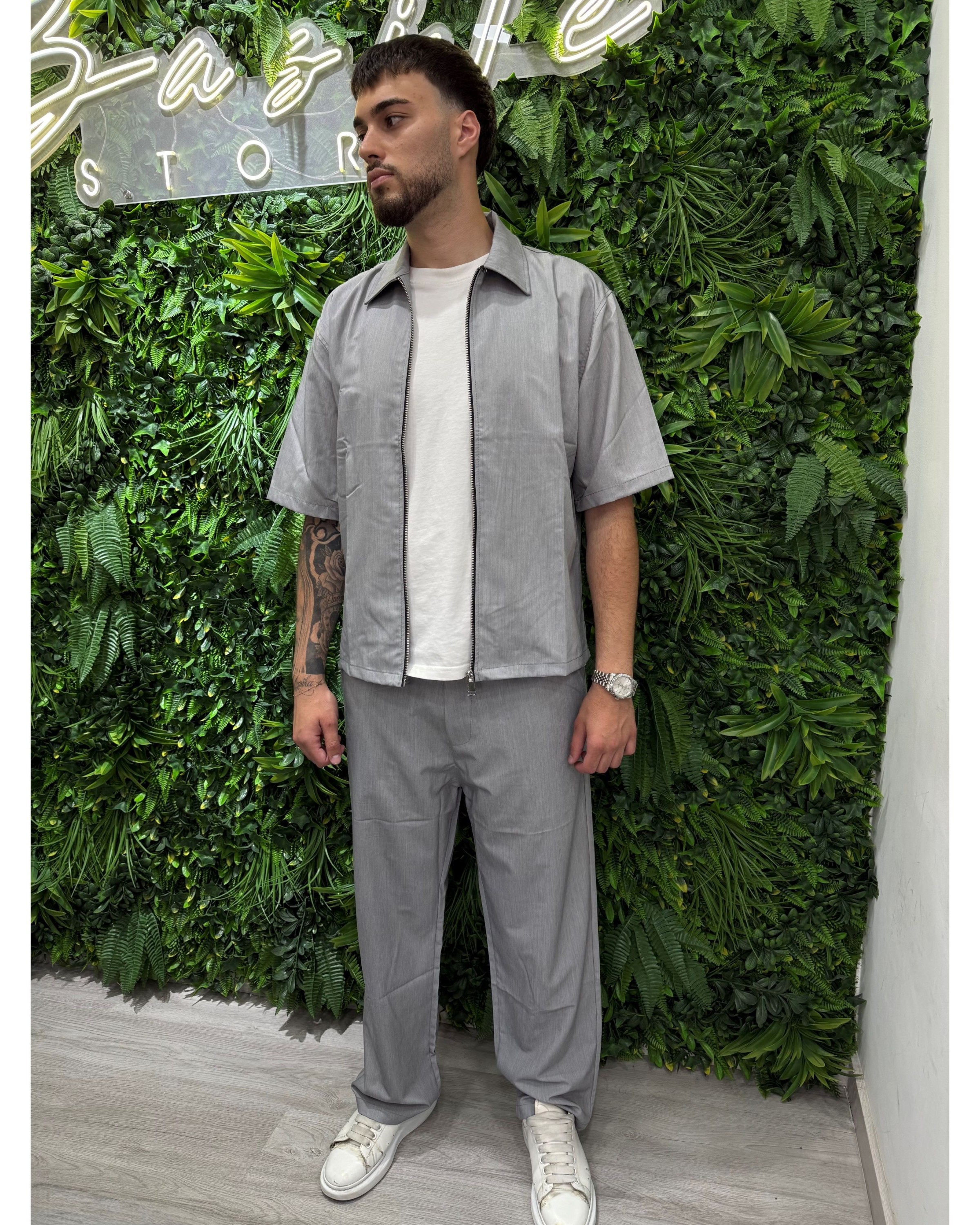 Coordinato elegante grigio