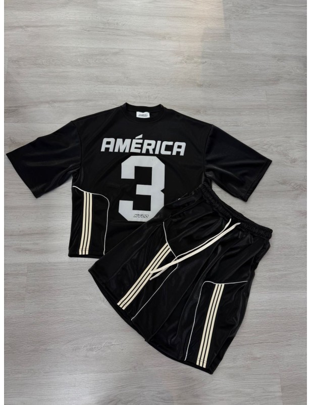 Coordinato america nero