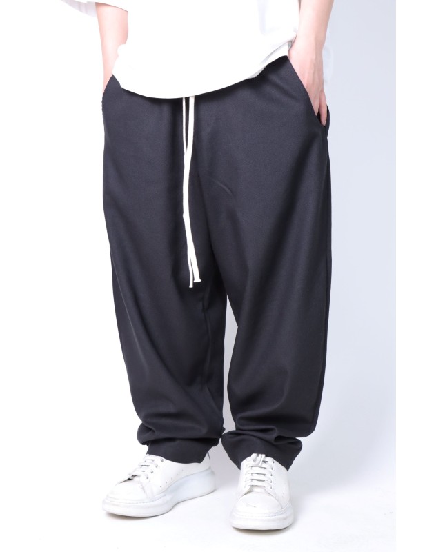 Pantalaccio baggy  lino nero