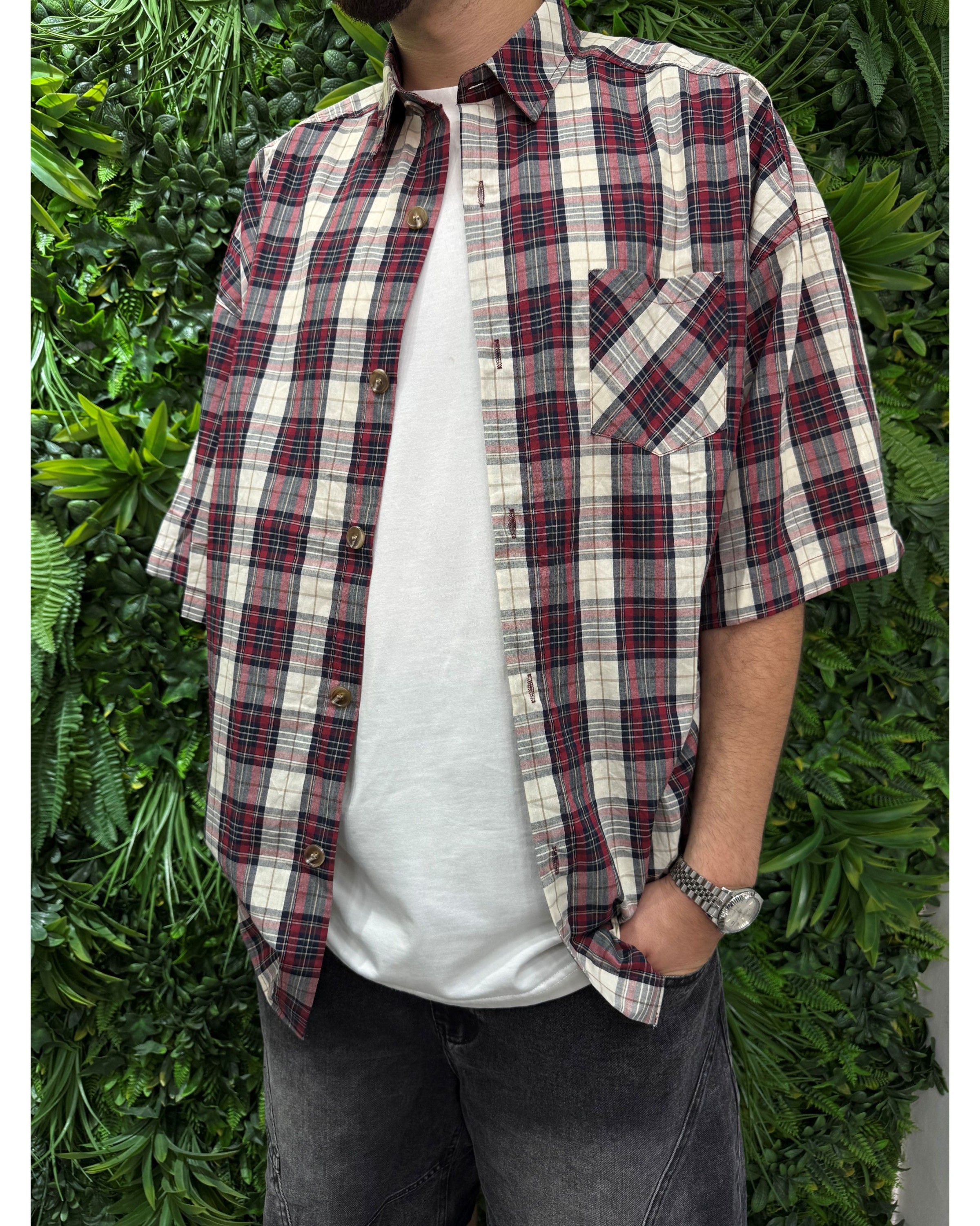 Camicia over a quadri 3