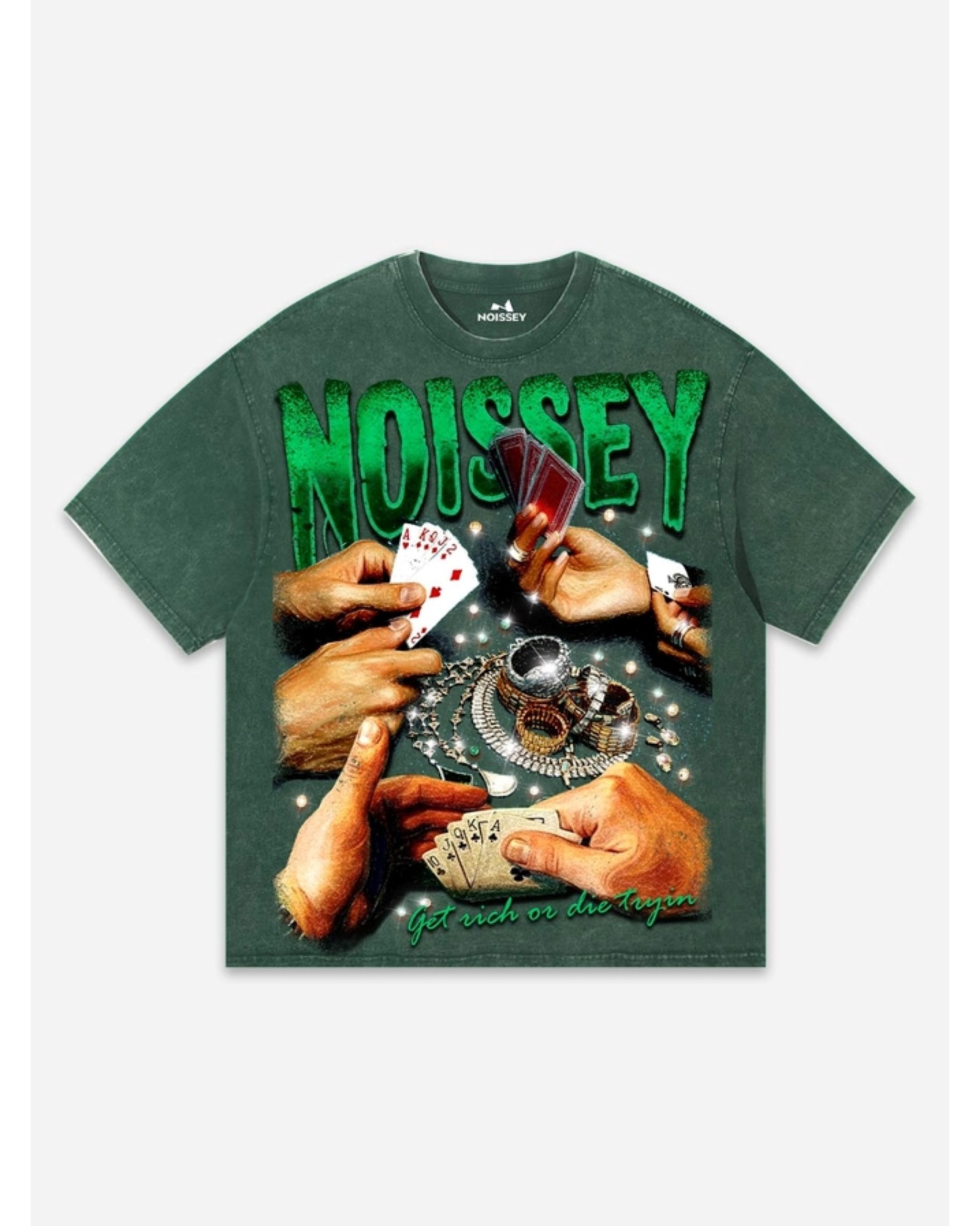 T-shirt noissey "get rich or die tryin"