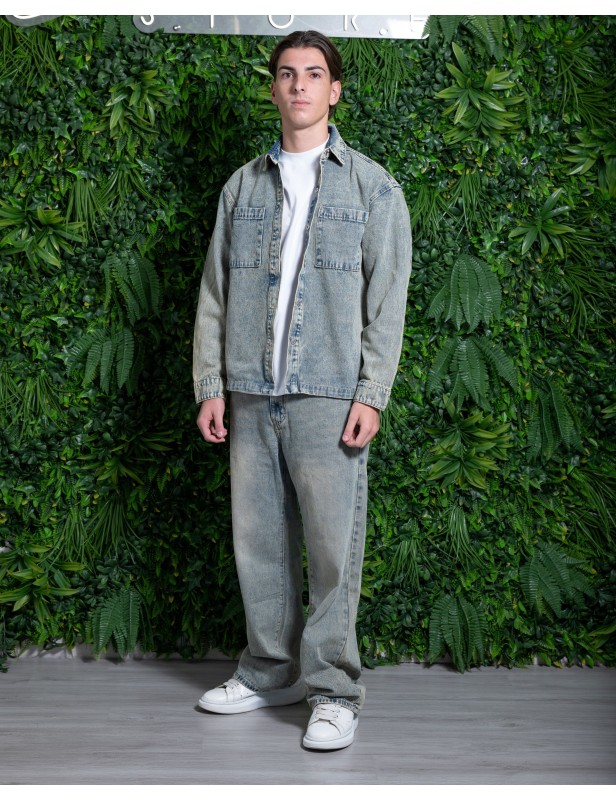 Coordinato jeans stone washed