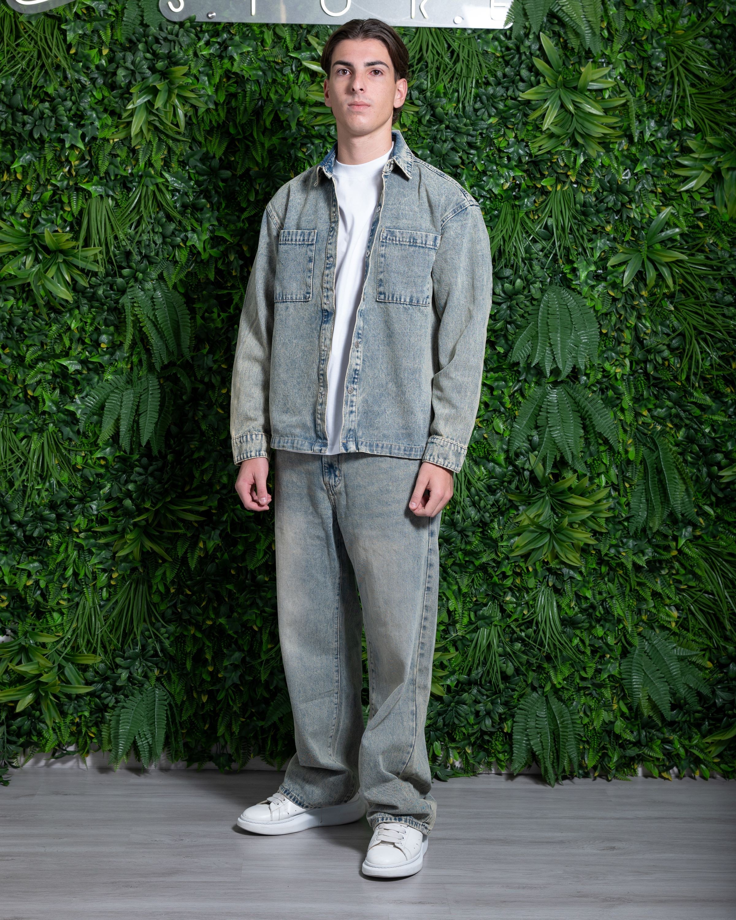 Coordinato jeans stone washed